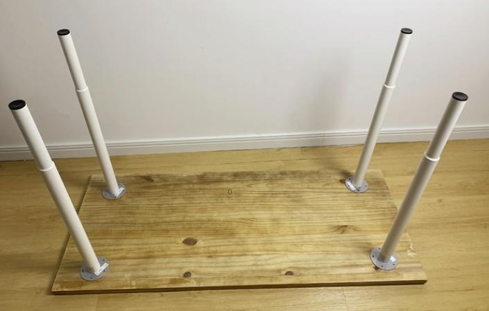 110厘米实木书桌,简易木质书桌组装