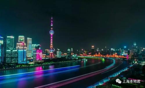 最新上海夜景图,上海六大夜景区