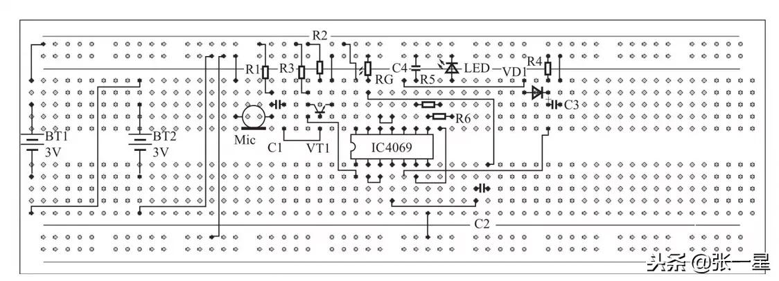 声光控延时灯线路图,光控延时灯原理