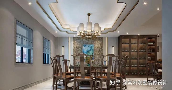 129法式轻奢别墅装修实景案例欣赏,名家中式别墅装修风格