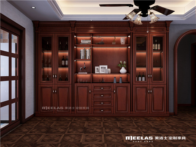 高贵樱桃,现代轻奢红樱桃客厅效果图