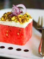 西瓜花切法大全,西瓜果盘的切法