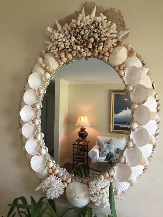 海边捡的贝壳可以做什么手工,贝壳创意手工种花