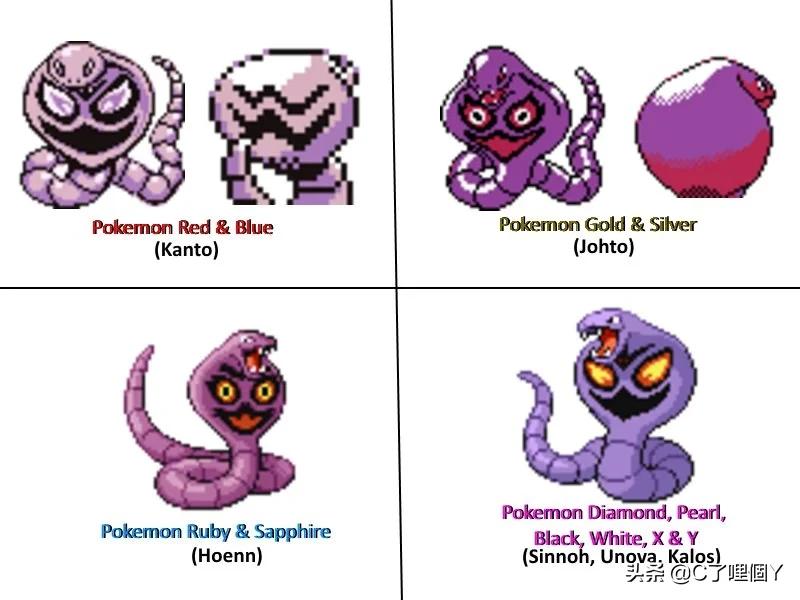 阿柏怪9种形态,阿柏怪的图案变化