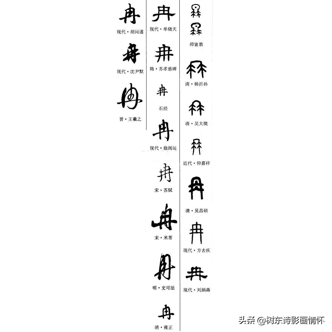 树东说文解字：“冉”字的演变，“冉”字的成语，“冉”字的诗句