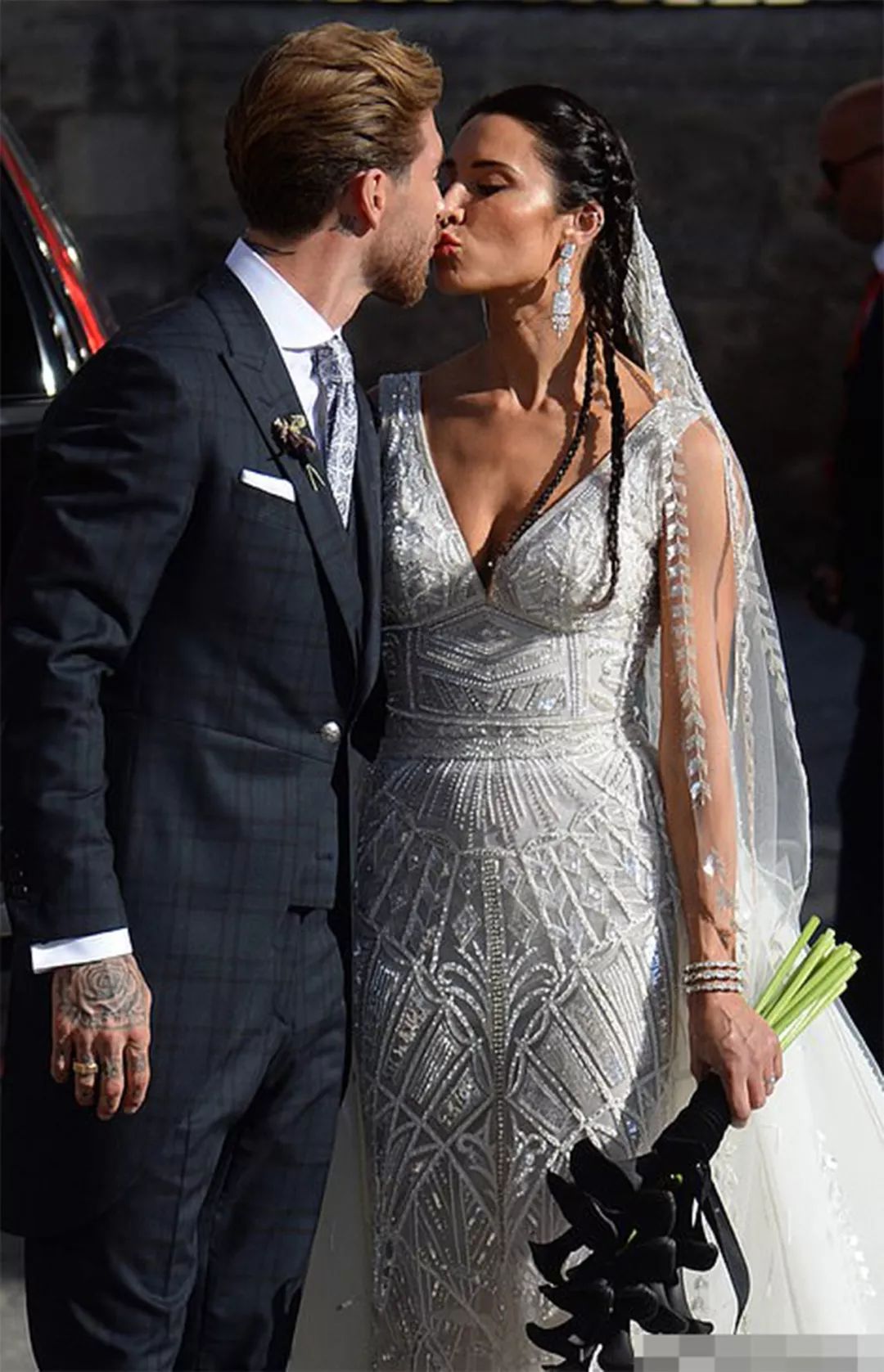 贝嫂与梅根同框,贝嫂哈里梅根婚礼