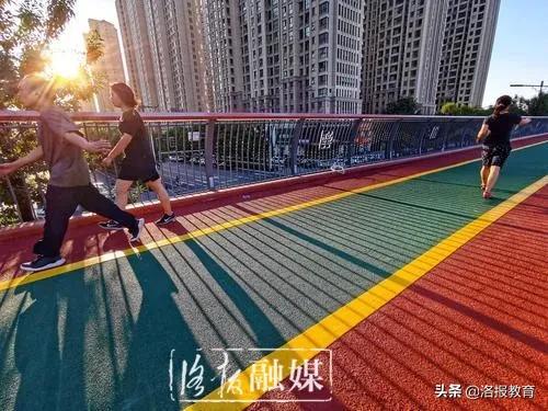 洛阳兴洛湖公园彩虹,洛阳出现彩虹