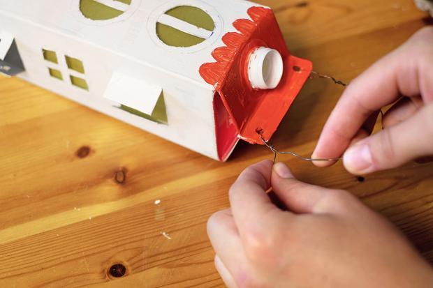 中秋灯笼手工简单又漂亮一年级,中秋儿童diy手提灯笼益智发光玩具