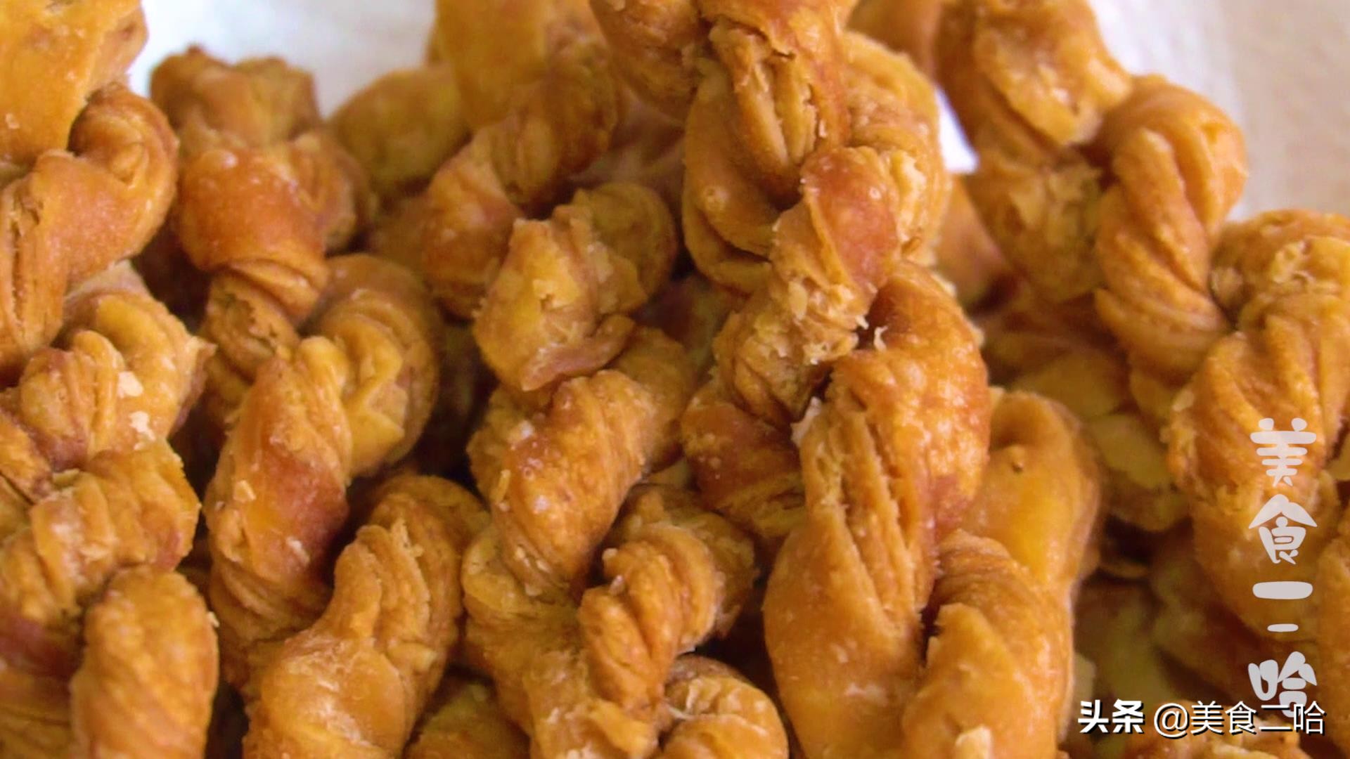 千层麻花酥六层,千层麻花炸出来特别吸油还不软