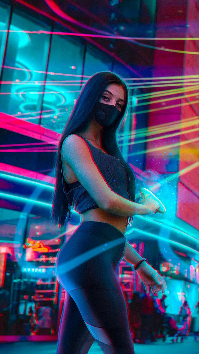 黑白欧美美女壁纸手机超清全面屏,奥利维亚乔丹欧美超模4k超清壁纸