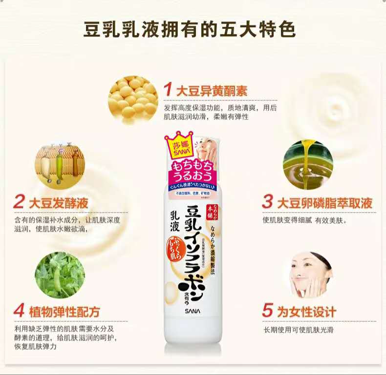 sana豆乳水乳怎么样,sana豆乳护肤品