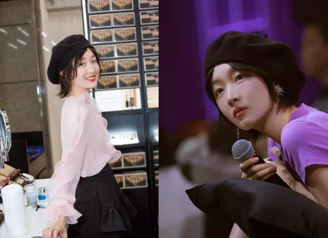 周冬雨同款帽子,超好看显脸小的帽子