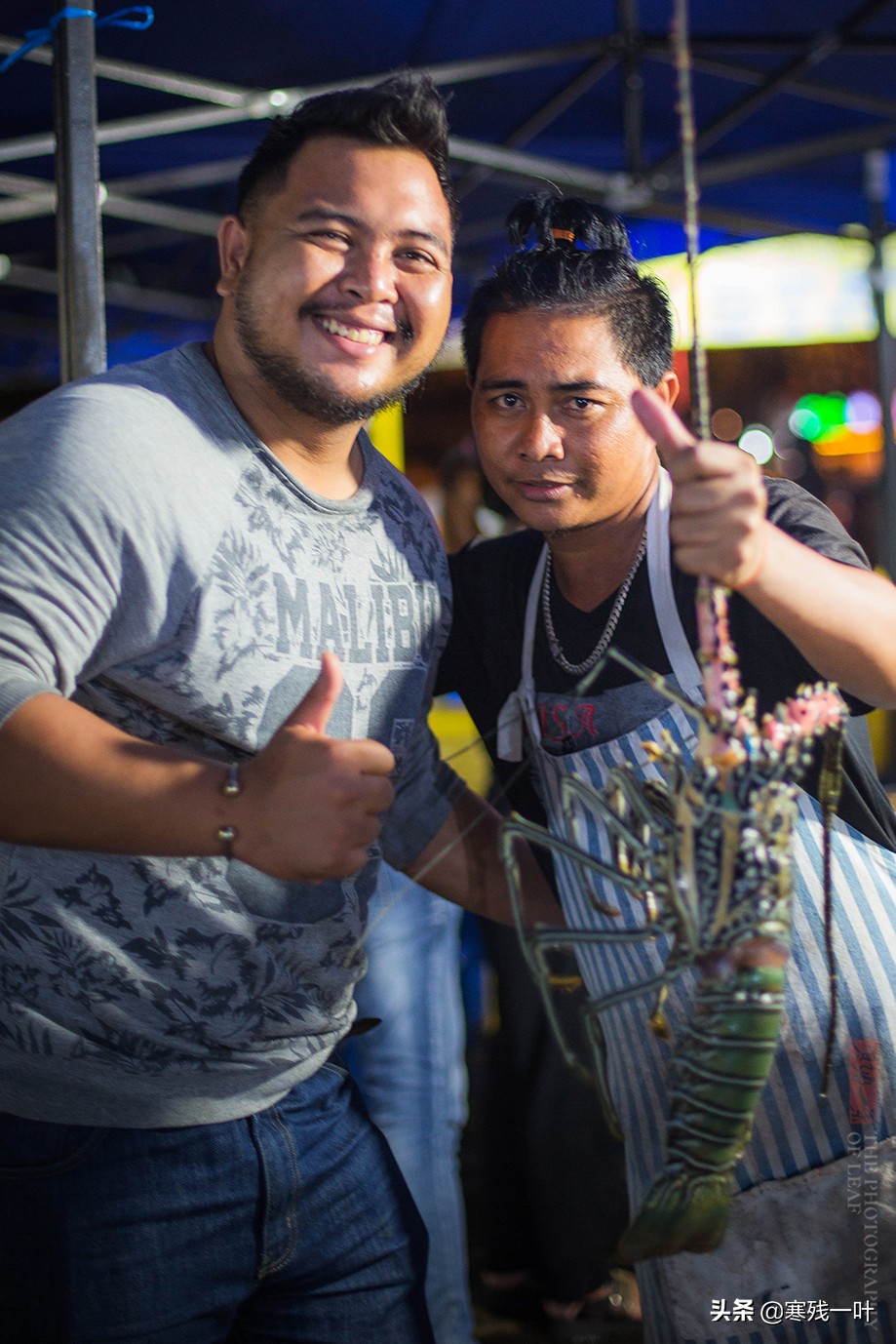 马来西亚沙巴海鲜馆,马来西亚夜市火爆大鱿鱼