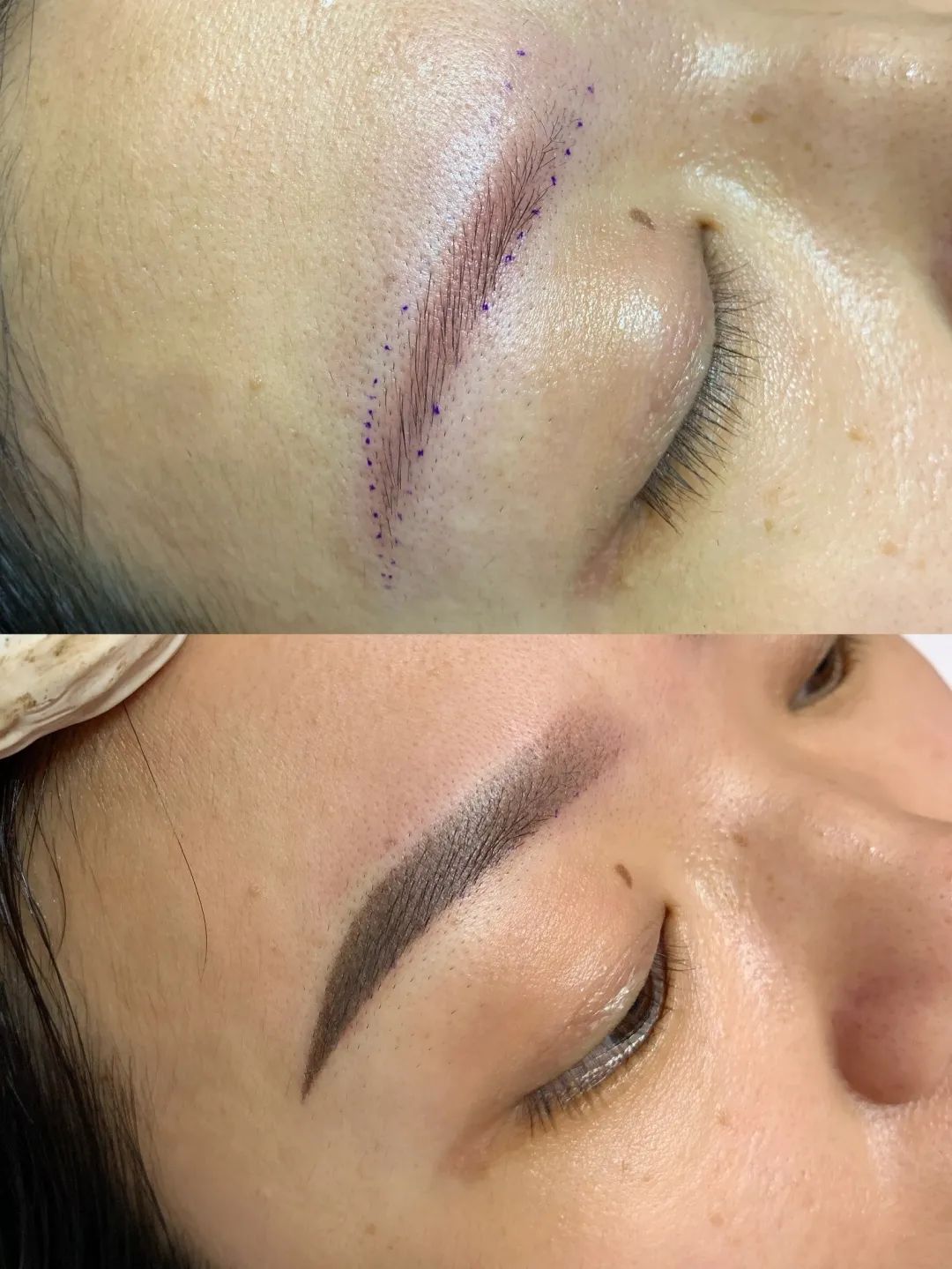 纹绣师必学的七种眉型教程,初学纹绣实操做眉