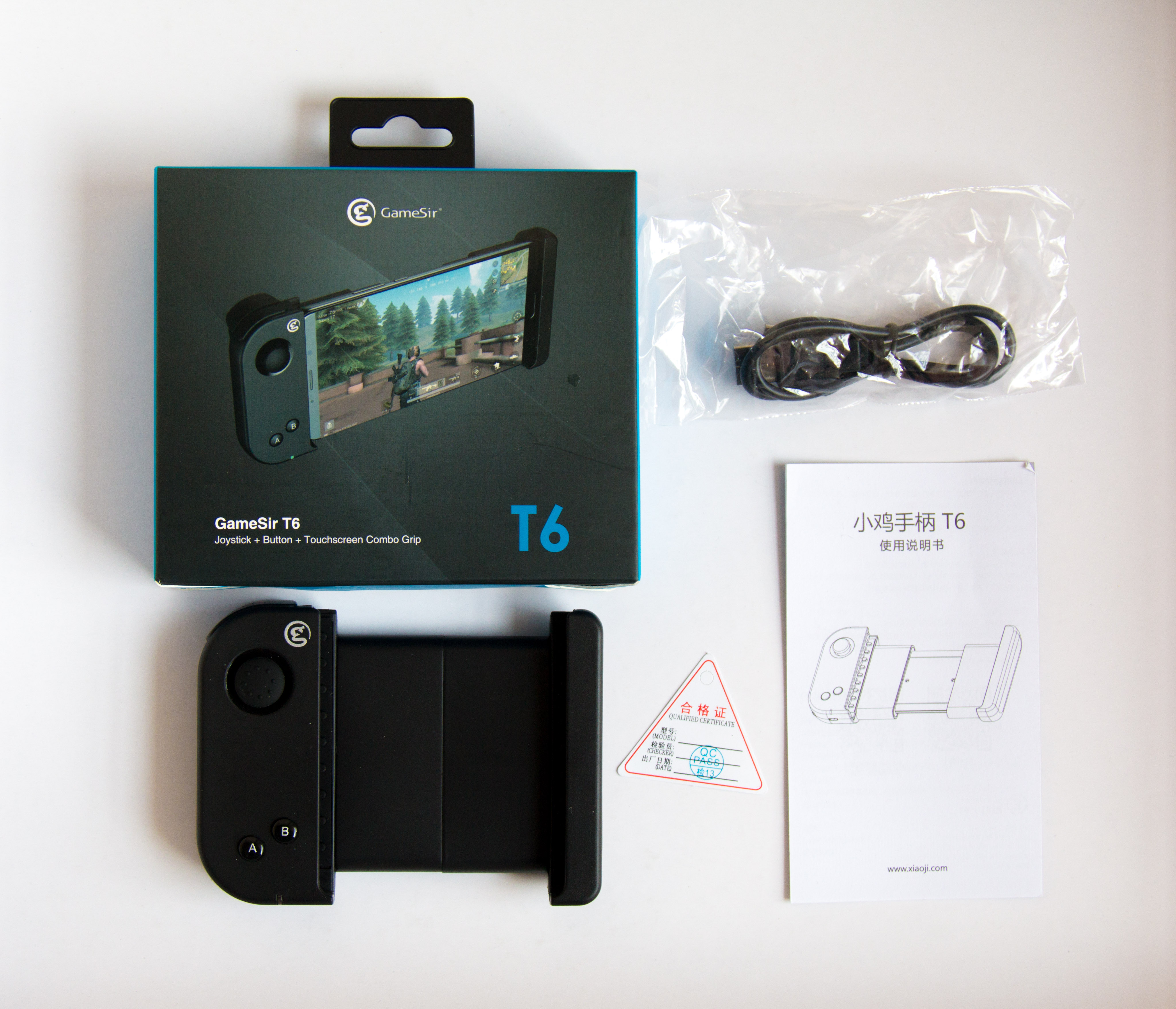 拥有小鸡T6单手拉伸手游手柄，你就是明日之后！