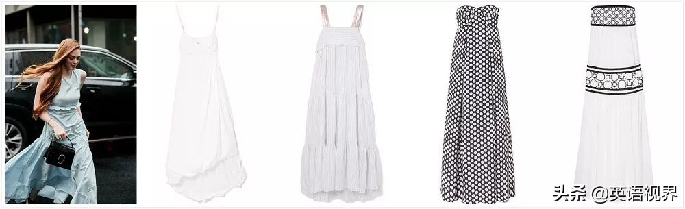 裙子都有什么款式英文,裙子的所有种类英语