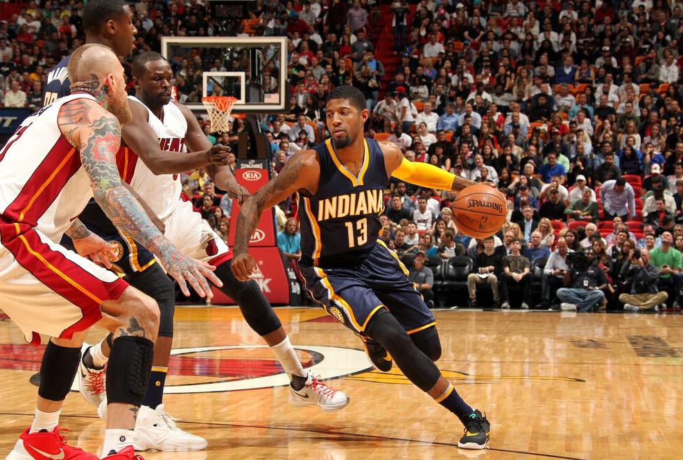 断腿前的乔治有多强,乔治断腿归来第一次扣篮