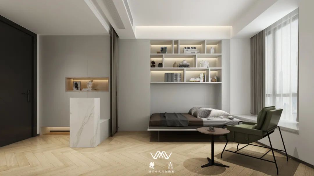 墨·白,两种极致色彩打造令人惊艳意式极简风的家