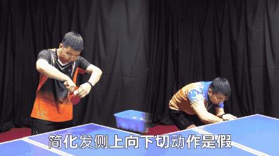 反手拉下旋球是一落台就挥拍吗,反手拉下旋挥拍动作