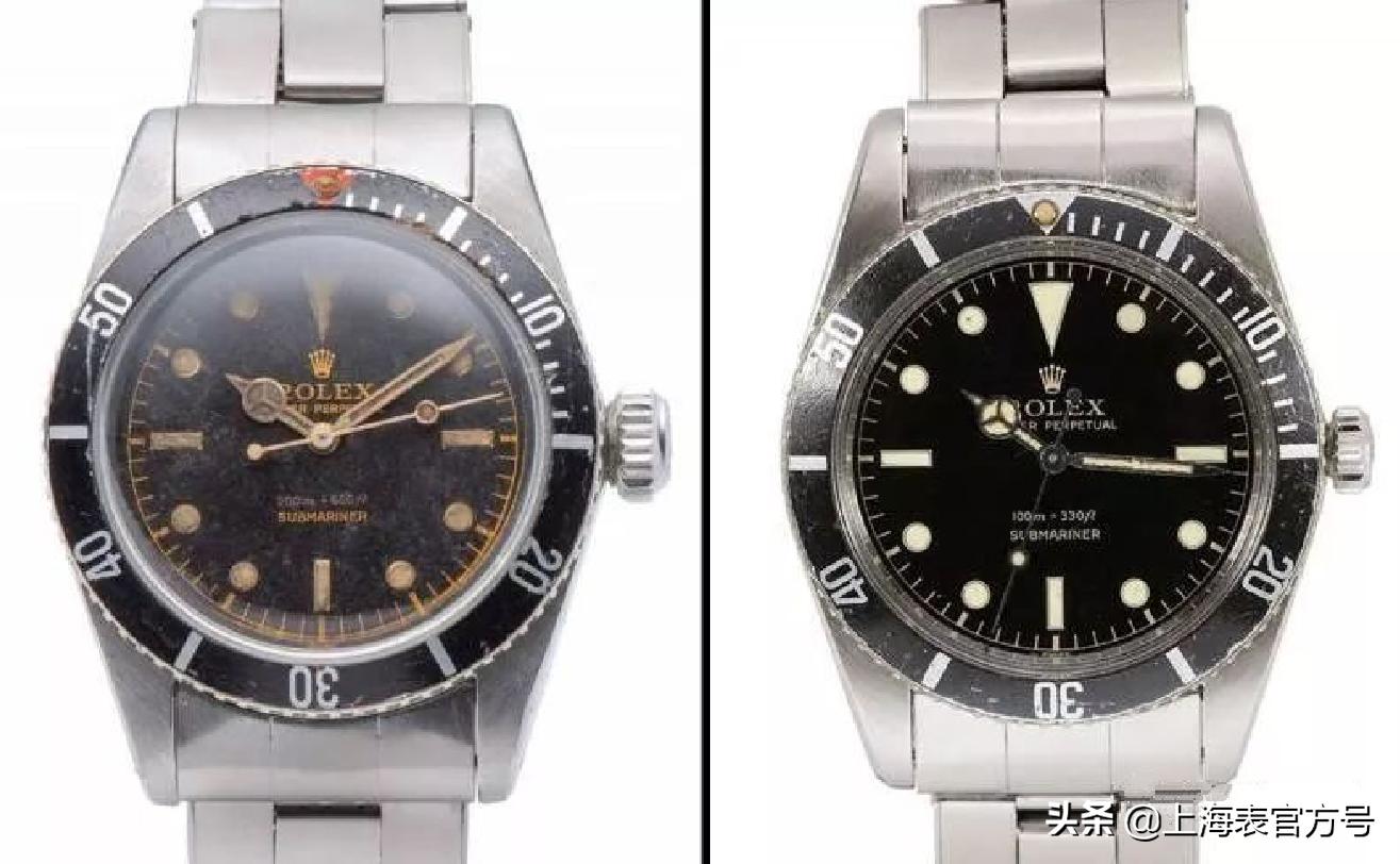 劳力士水鬼的进化过程,劳力士水鬼小细节