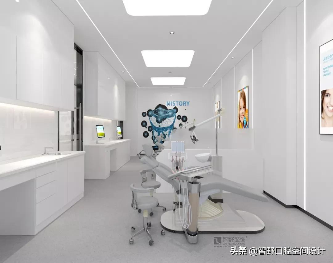 智野设计｜北关街口腔—给人灵动舒缓、高雅圣洁的感受