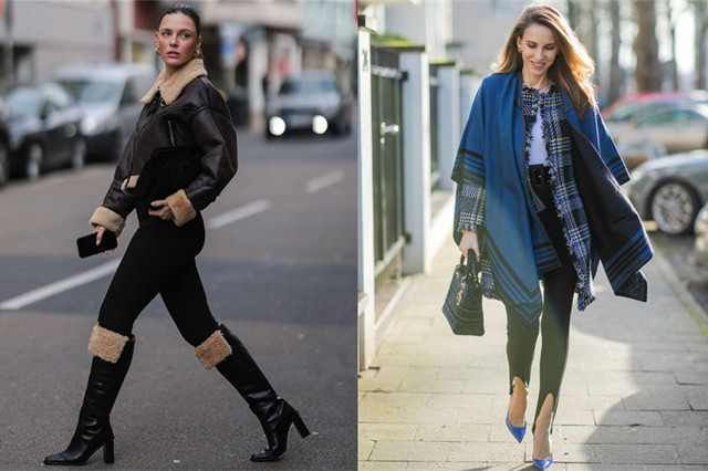 冬天别买浅色翻毛皮靴,冬天别再露脚脖