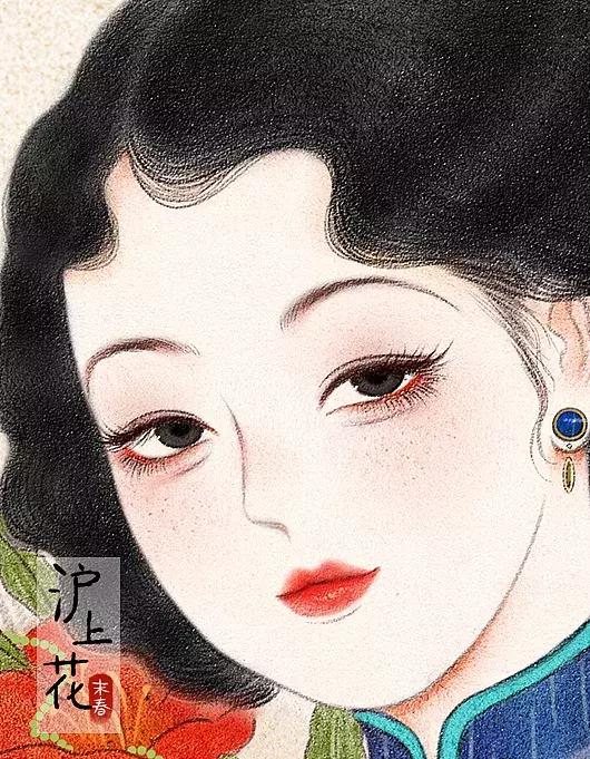 她笔下的女人韵味十足,他笔下的女子美得倾国倾城