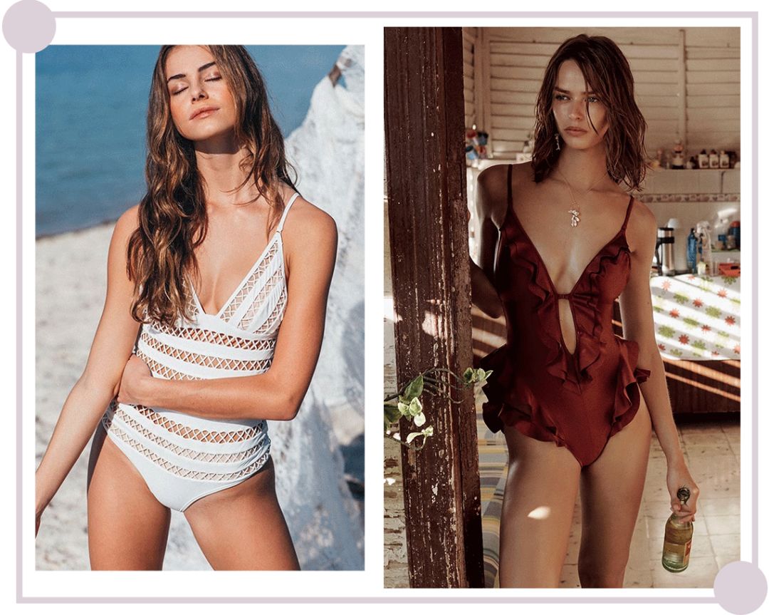 淘宝泳衣小众高级店铺推荐女,泳衣女款高级感小众设计露腰