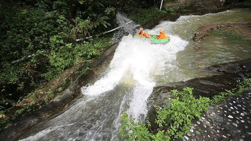 博罗响水河漂流落差大吗,惠州博罗响水河漂流
