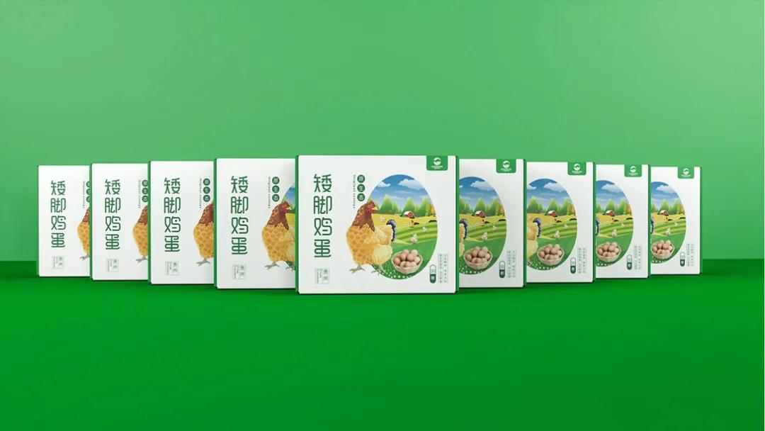 鸡蛋包装还可以这样利用,鸡蛋包装设计清新风格