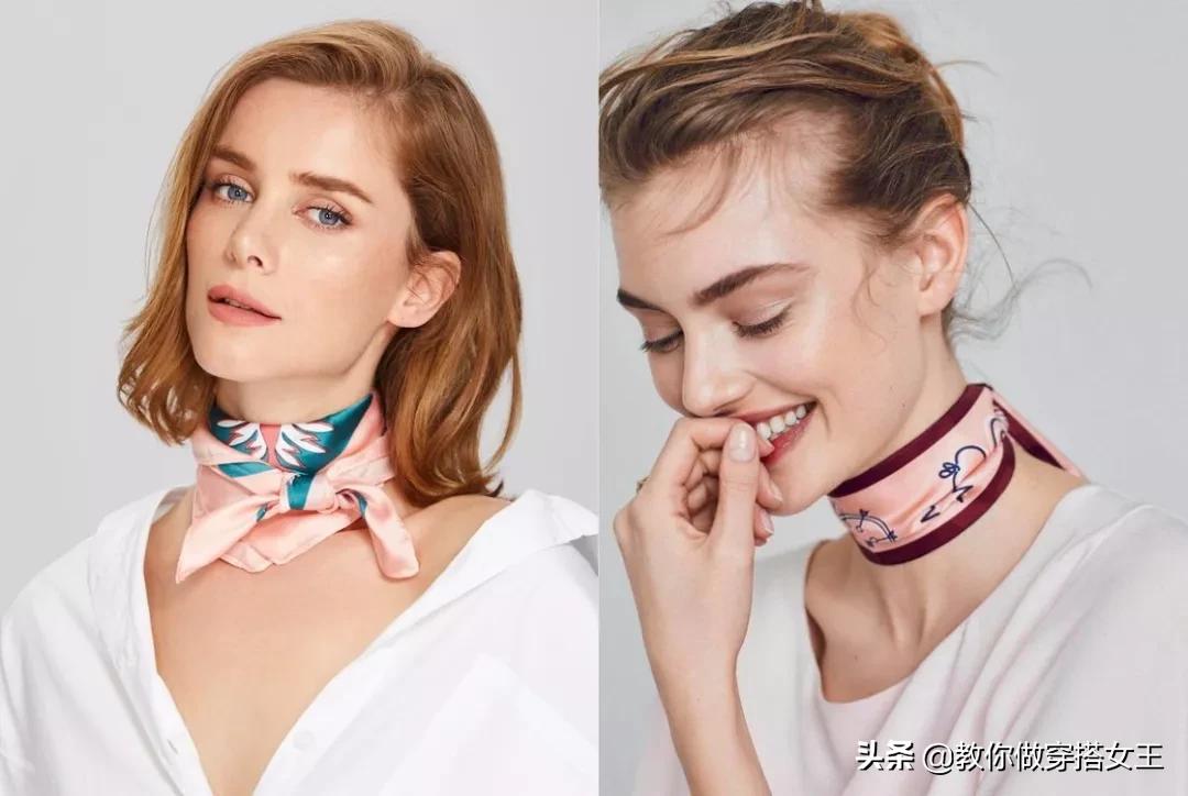 长丝巾春天的各种系法,丝巾怎么系才好看冬季女装
