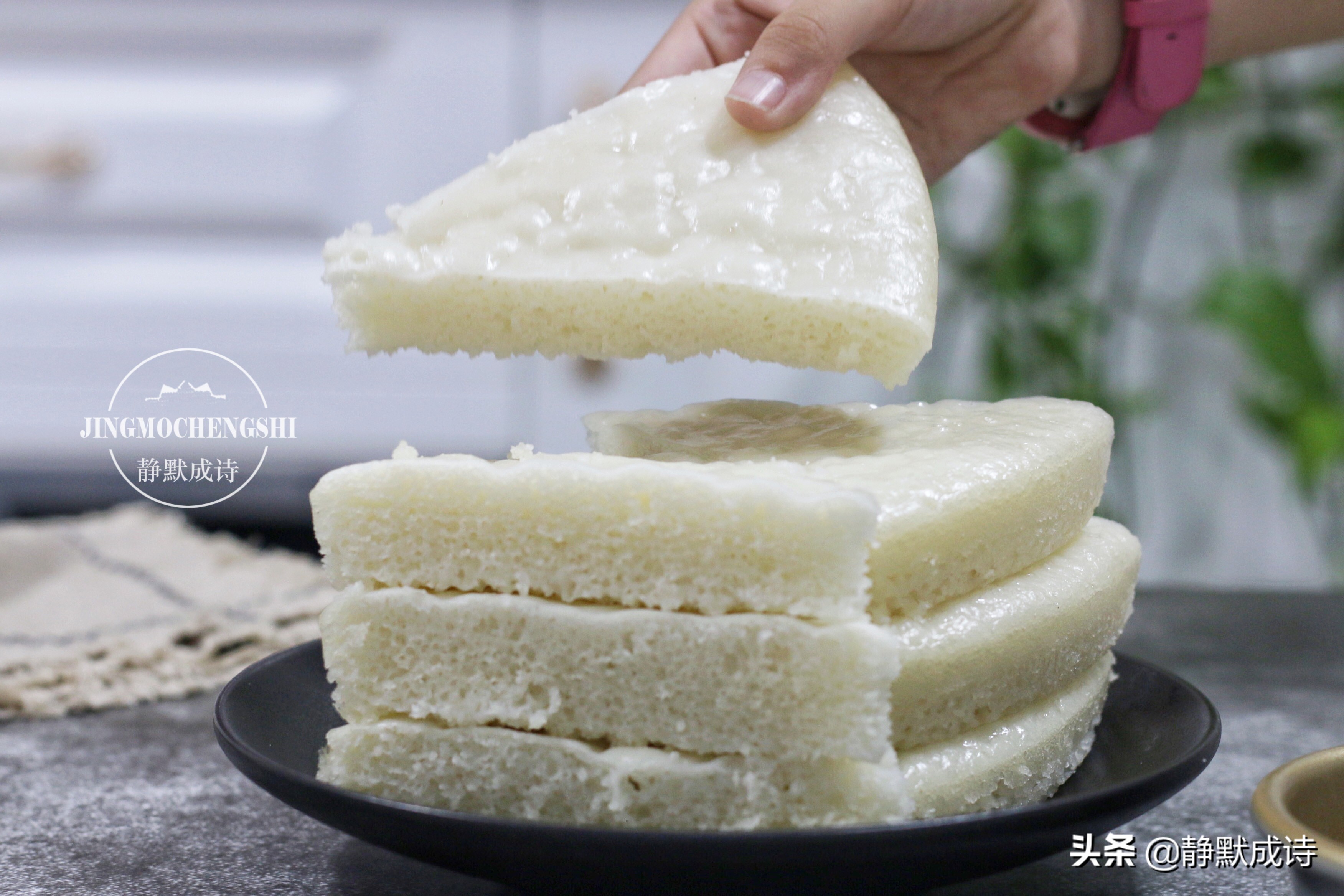 自己家做米发糕的方法,自制米发糕的做法图解