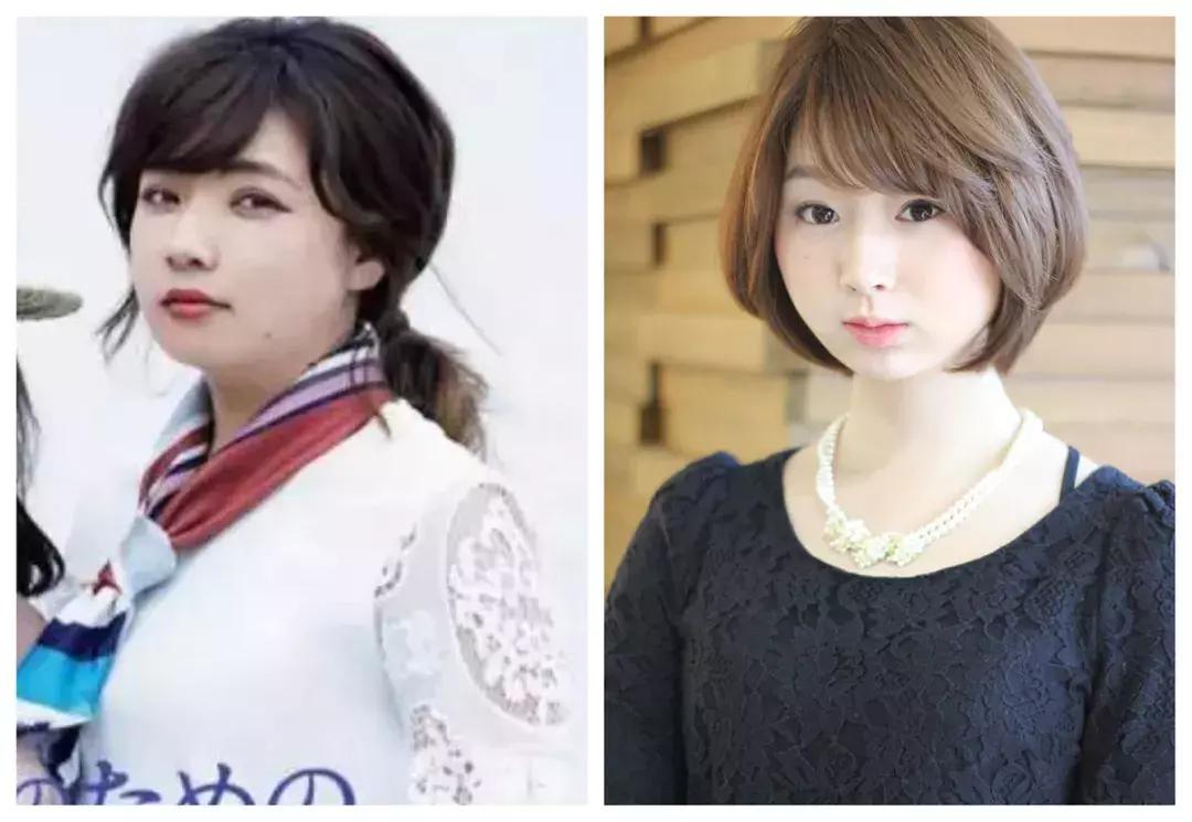 简单而又显脸小的发型,遮住大脸显脸小的发型