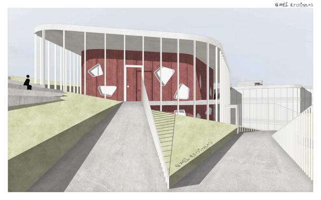 高档幼儿园设计——“院落式”打破传统简单的空间等级