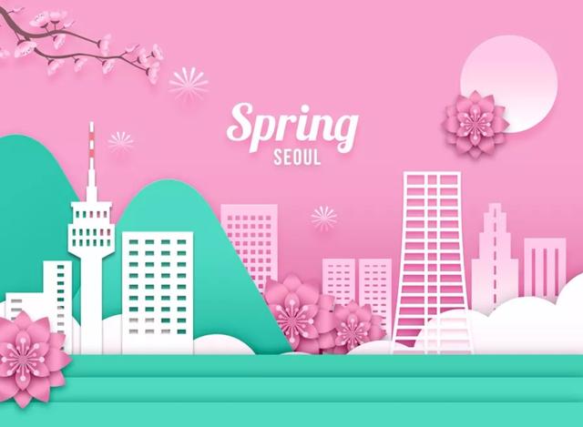 免费开年海报psd素材,春季海报ps