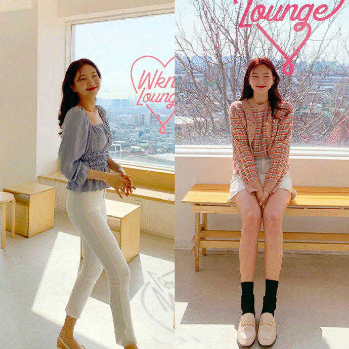 韩国流行穿搭春天穿什么,适合春天穿的小仙女