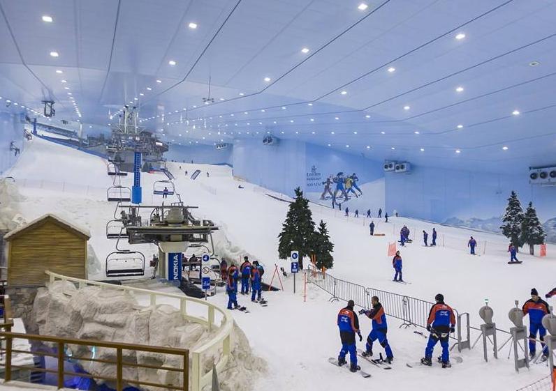 世界上最大的购物中心,富康购物中心滑雪场