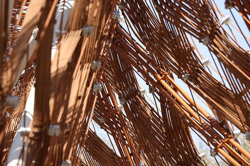 竹藤编织艺术作品,竹藤编织手工