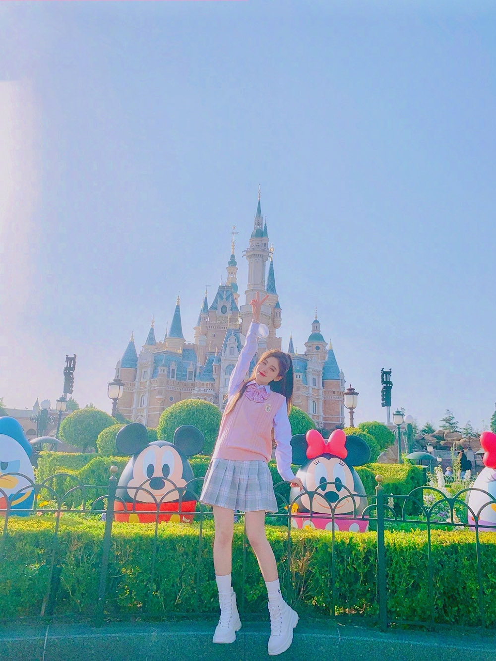 身高只有159的鞠婧祎,穿搭却能显高显瘦,小个子女生也能撑起来