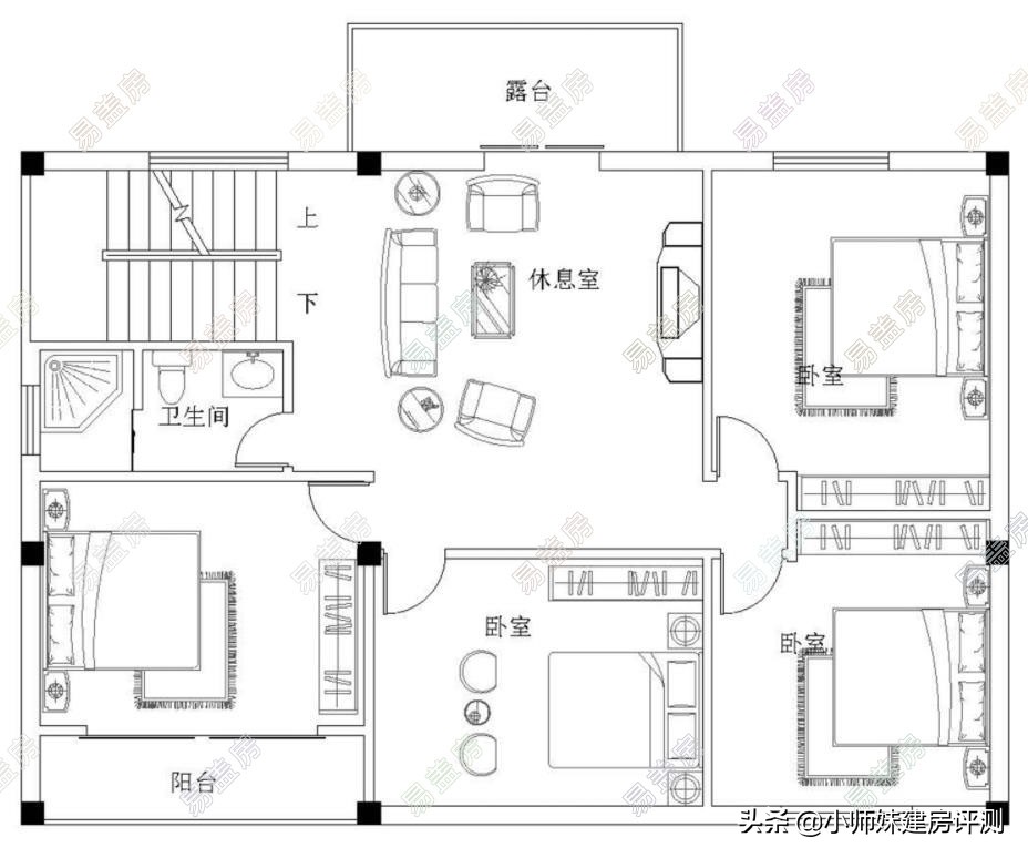 北面入户别烦恼，坐南朝北的自建房一样好