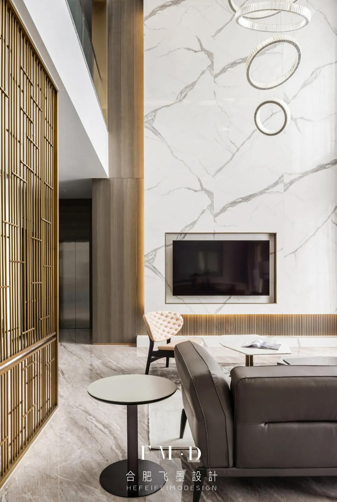 中式6层豪华顶级别墅,6层楼的现代风格别墅