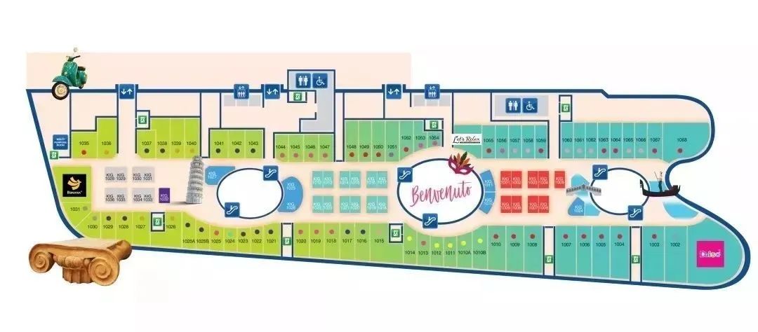 泰国大型购物中心各楼层布局,泰国的购物中心设计