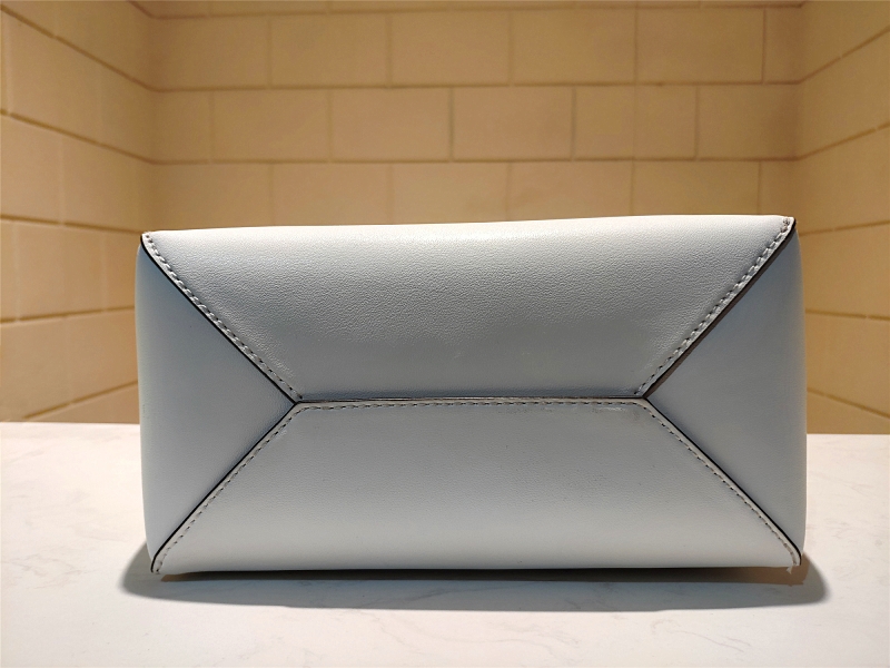 COACH蓝色字母托特包,迷你款托特包