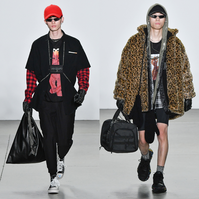 太平鸟穿搭男装,纽约时装周中国