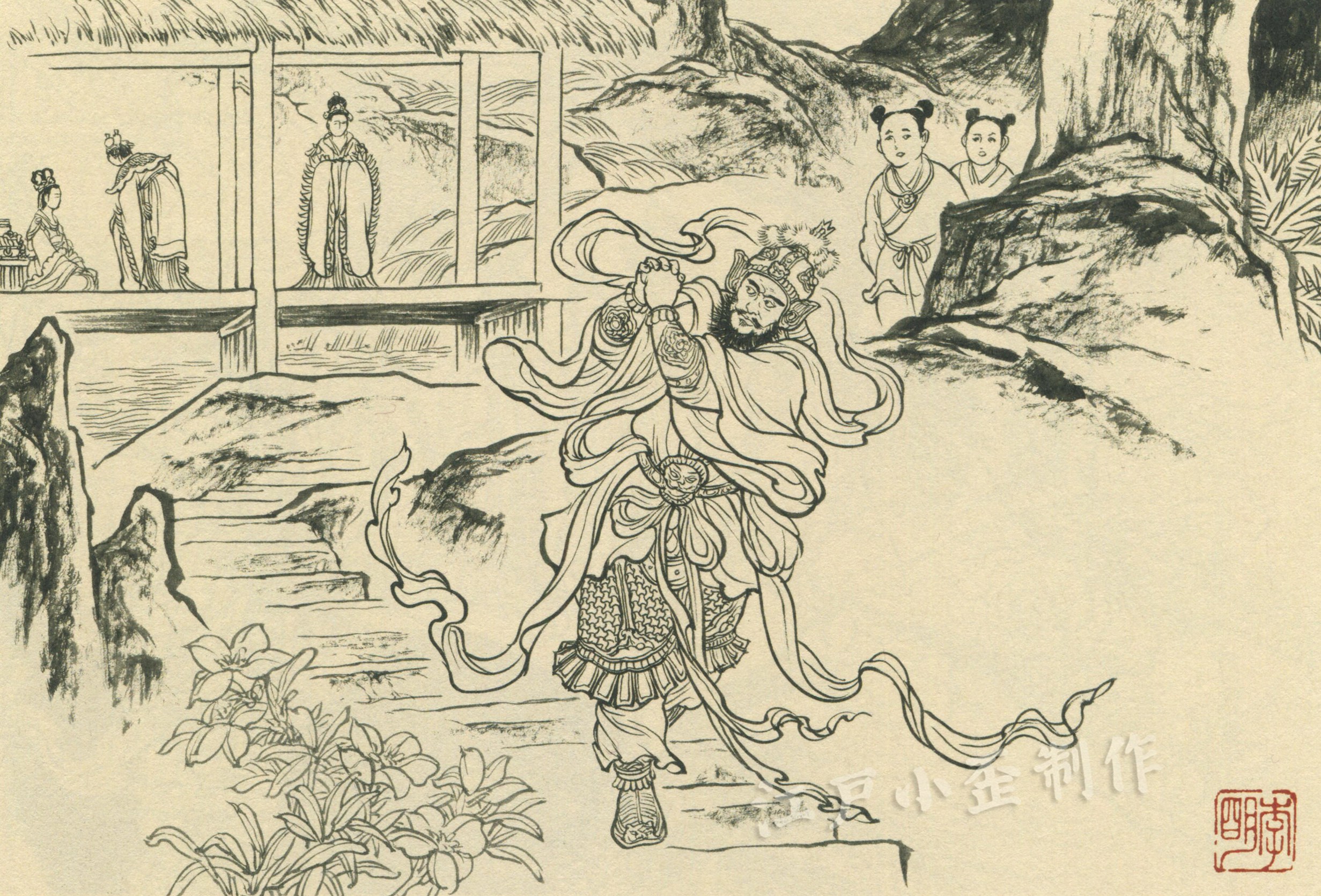 财神爷赵公明的民间故事简介,武财神赵公明的寓意