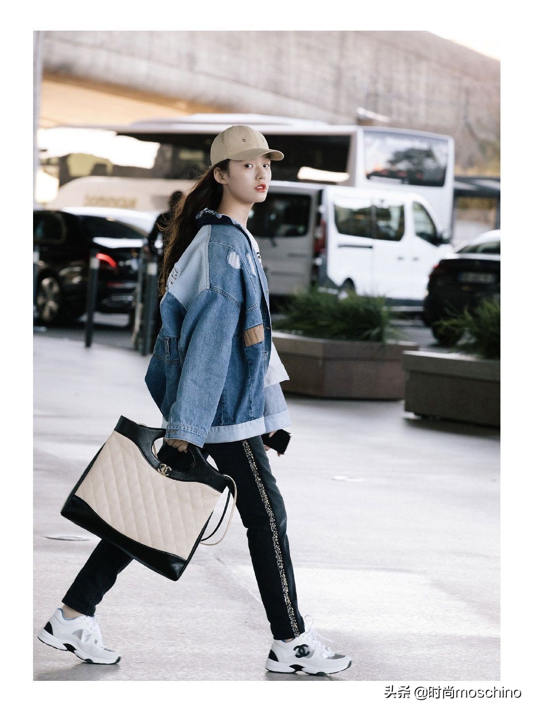 林允最新绿色系穿搭,青春美少女林允穿搭