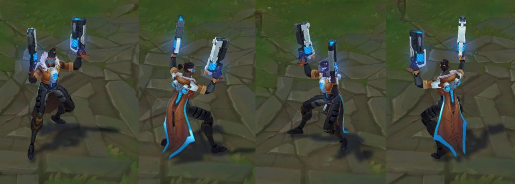 英雄联盟女警未来战士原画,卡牌大师未来战士皮肤原画