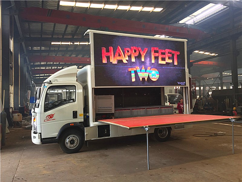 led广告宣传车厂商定制,led彩屏广告车哪里有