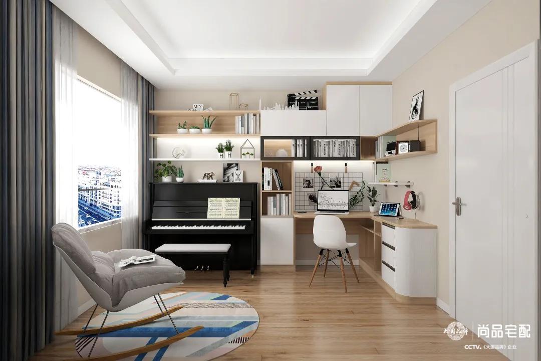 小卧室也能有小书房,不足7平米卧室书房设计