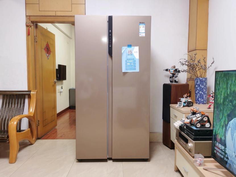 海尔538升无霜变频对开门超薄冰箱,海尔冰箱bcd-541怎么调节冷藏温度